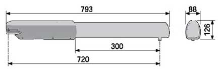 Габаритные размеры ATI 3000
